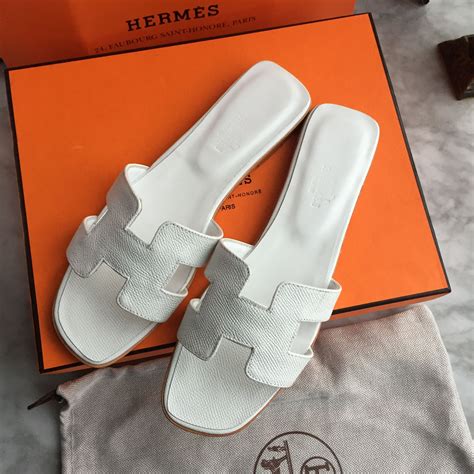 hermes slippers wit